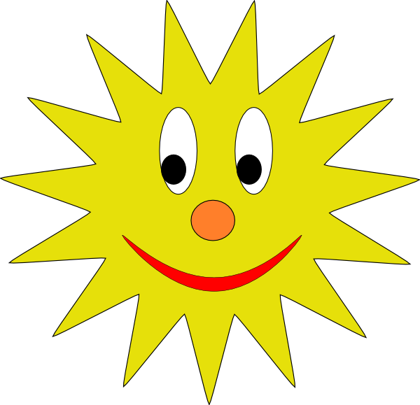 Sun Avatar clip art Free Vector