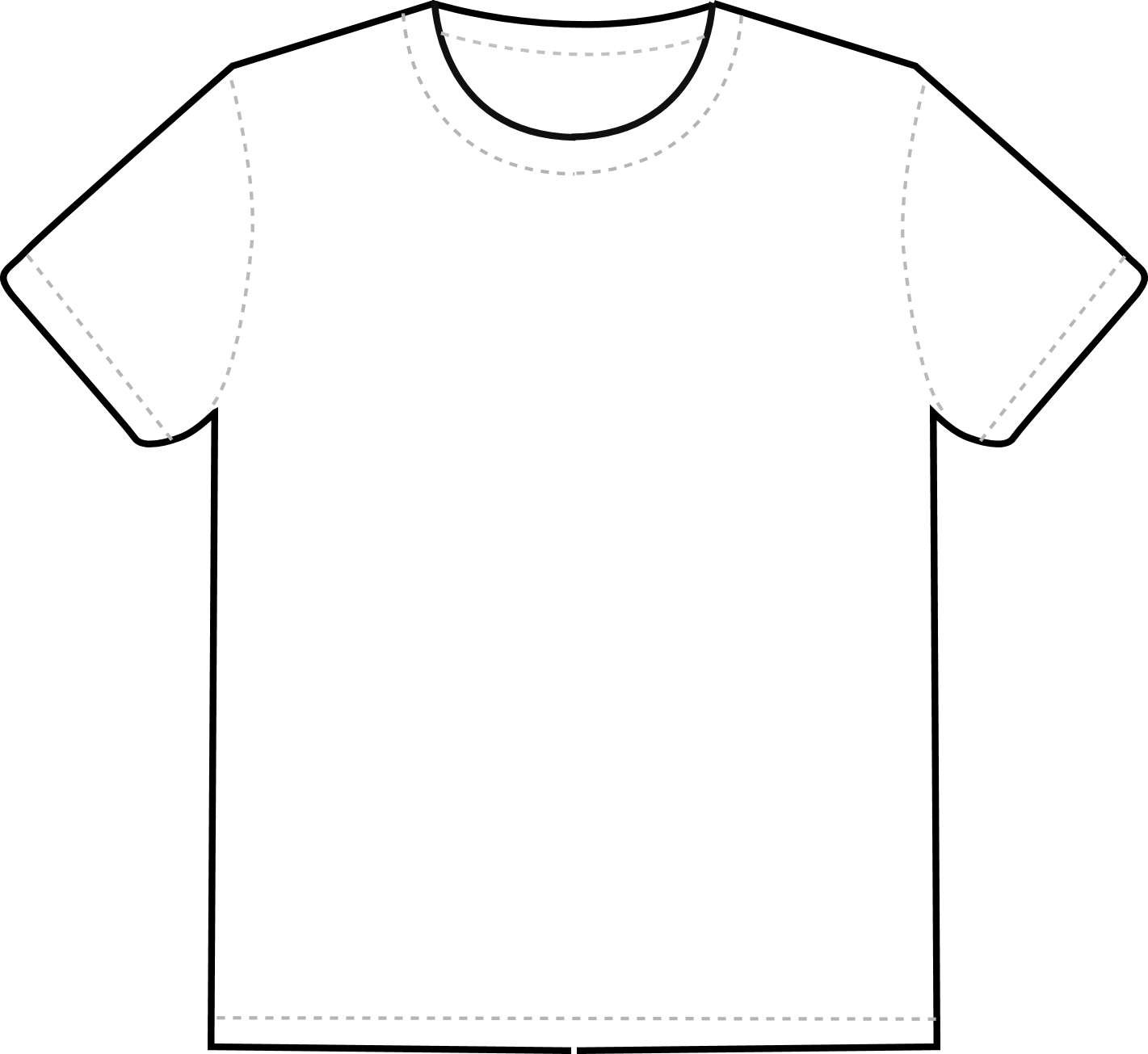 T Shirt Template | doliquid