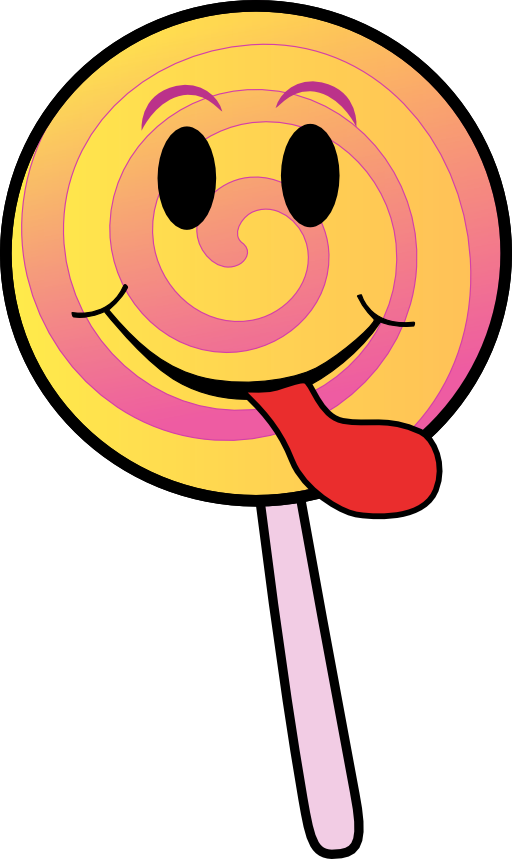 Cartoon lollipop clipart image #22062