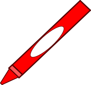 Red crayon clipart
