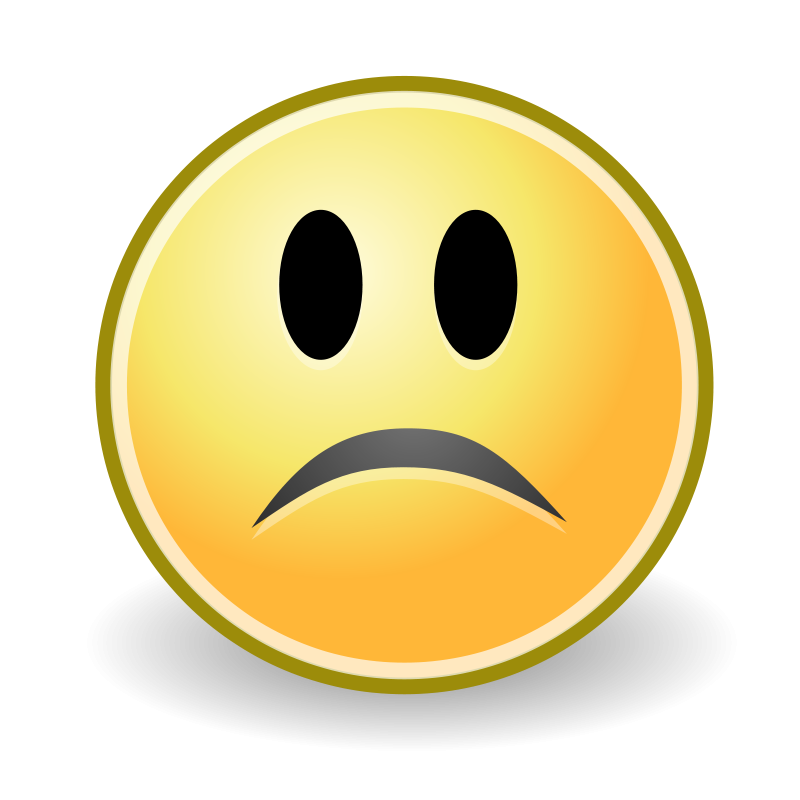 Really Sad Face Emoticon Clipart Best