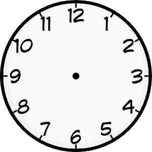 Clock Clipart Black And White - Free Clipart Images