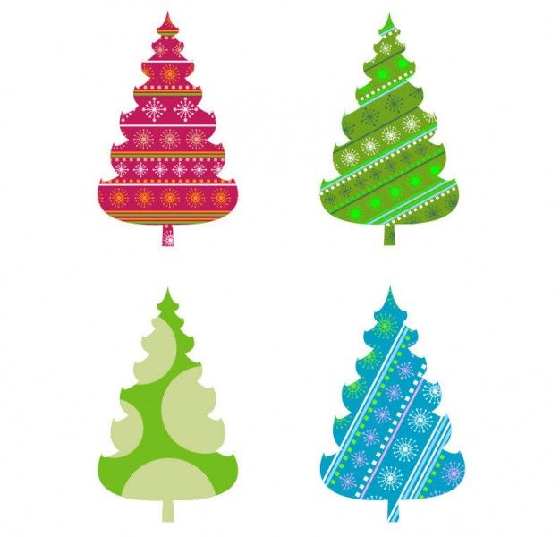 1000+ images about Christmas Vector | Christmas trees ...