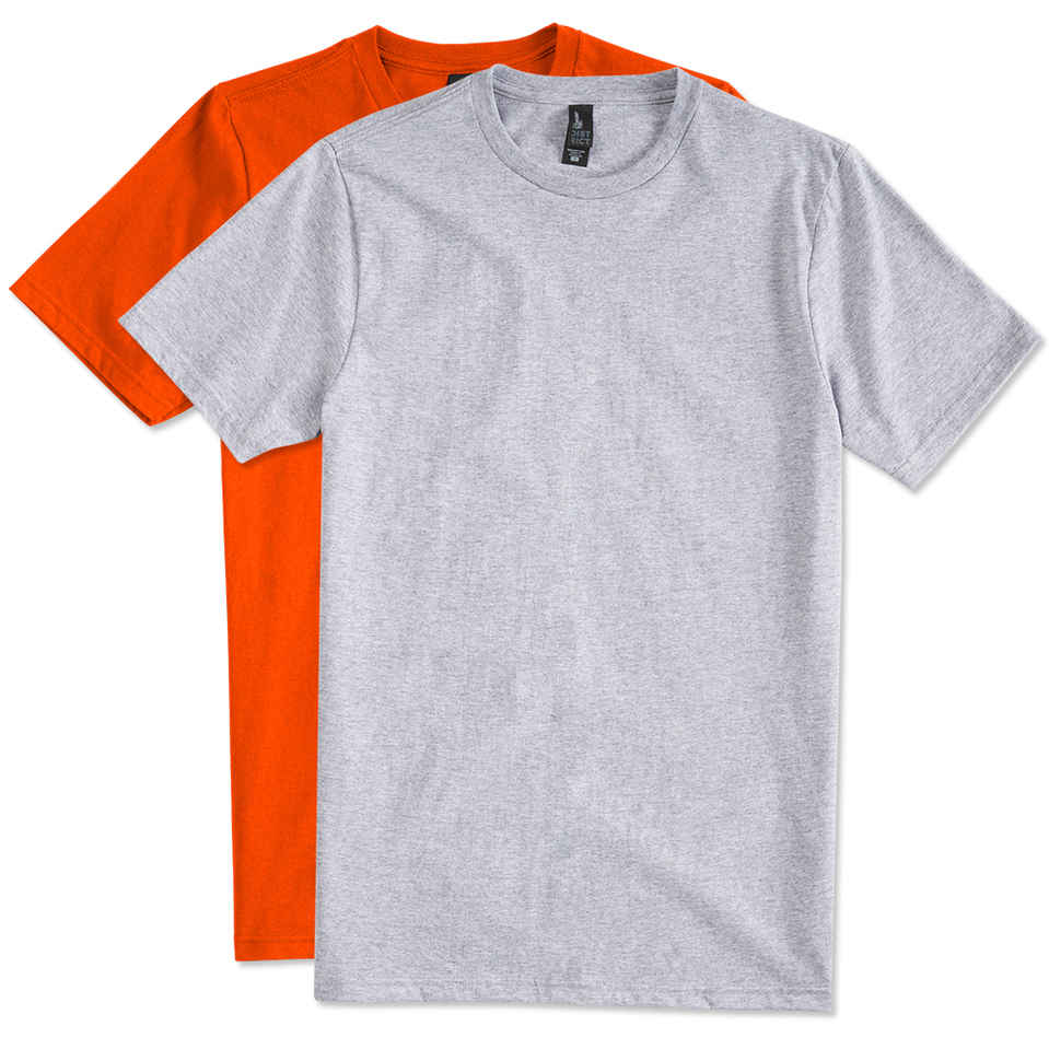 pink and orange graphic tee