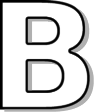 The Letter B Clipart