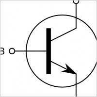 npn transistor symbol