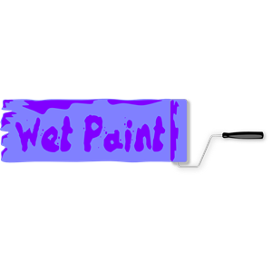 Wet paint clipart | ClipartDeck - Clip Arts For Free