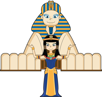 Clip Art Of A Cleopatra Clip Art, Vector Images & Illustrations ...