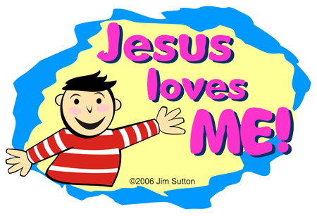 Jesus Loves Me Clipart