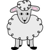 Little Lamb Face Clipart