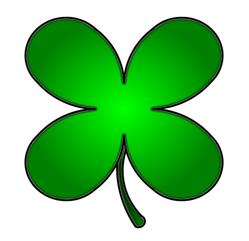 3 Leaf Clover Clipart