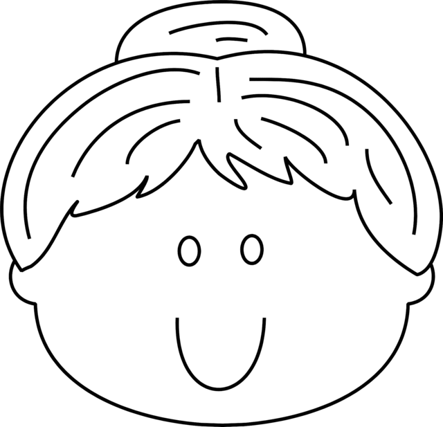 Face Coloring Page #9851
