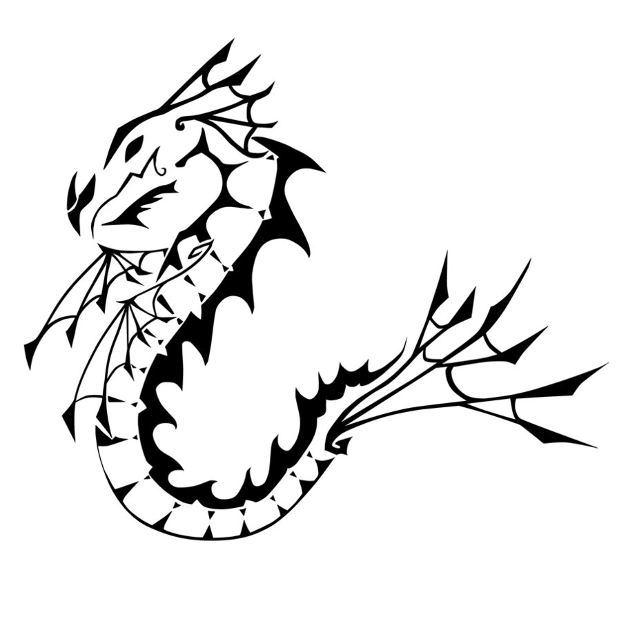 Sea Dragon Tattoo by Catclaw9 on DeviantArt