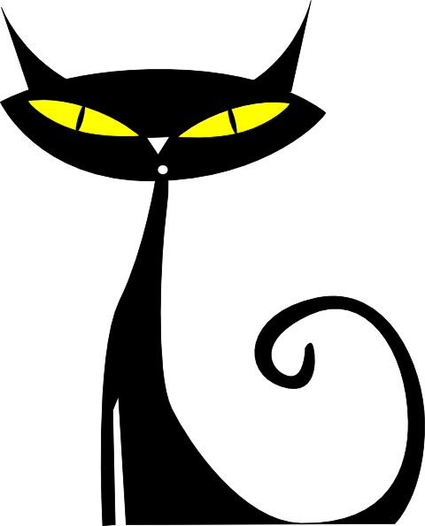 Black Cat Clip Art Free