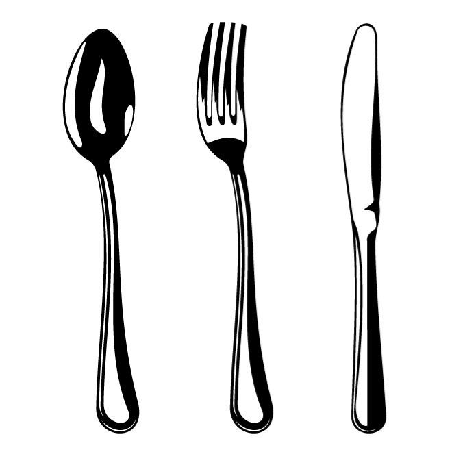 CUTLERY VECTOR GRAPHICS.eps, free vectors - 365PSD.com