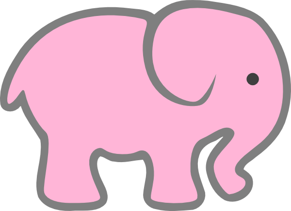 Elephant clipart for baby shower