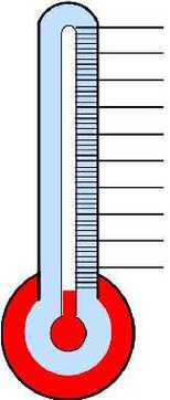 Goal Thermometer Outline Clipart - Free to use Clip Art Resource