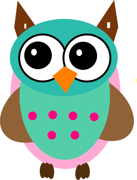 Pink Girl Owl Clipart - Free Clipart Images