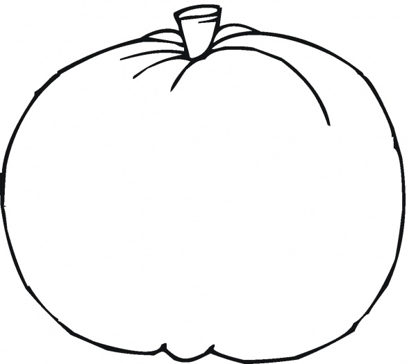 pumpkin outline Colouring Pages (page 2)