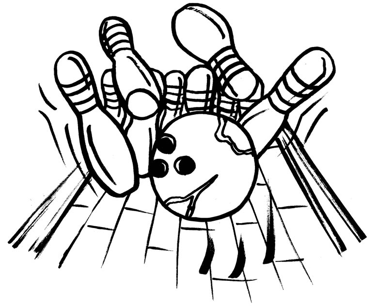 Bowling Coloring Pictures - AZ Coloring Pages