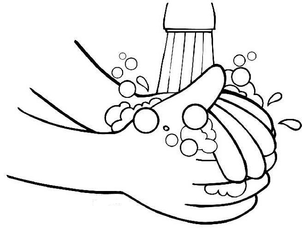 wash drawing clothes Colouring Pages