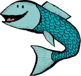 Happy Cartoon Fish Clipart - Free to use Clip Art Resource