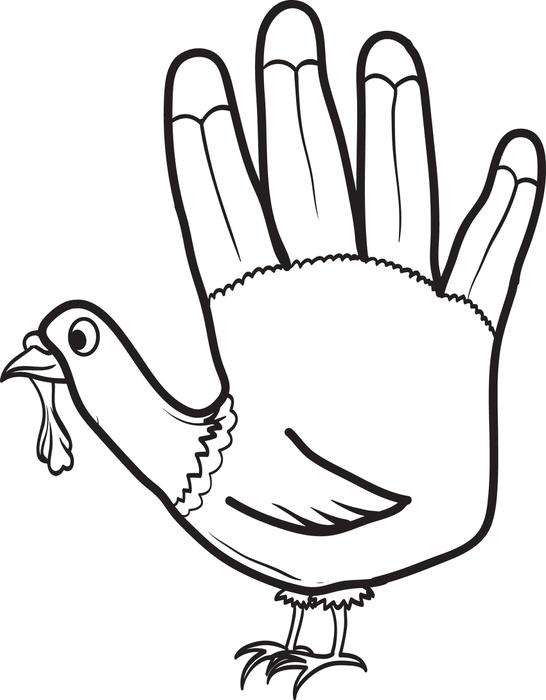 Free, Printable Turkey Coloring Page for Kids #12
