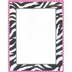 Bag-of-Chips 8 1/2" x 11" Pink Zebra Printable Laser Sheets | Shop ...