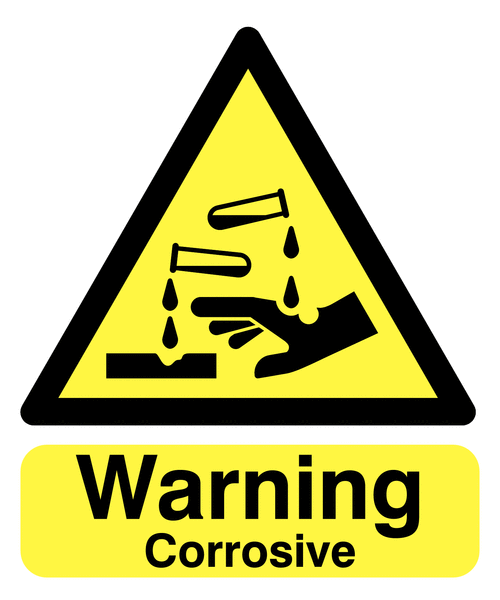 Warning Corrosive Signs | Seton UK