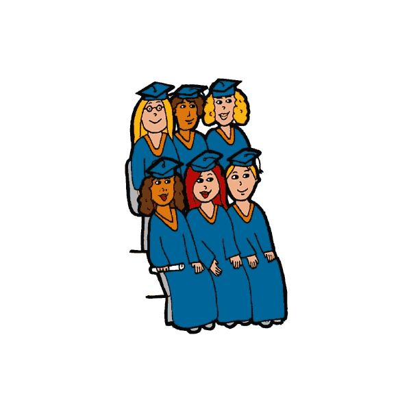 Cap And Gown Clip Art - ClipArt Best