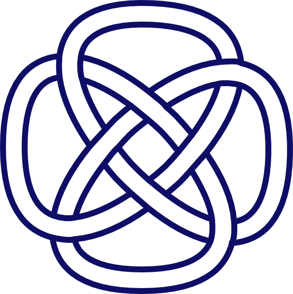 Celtic Knot Navy Clip Art - vector clip art online ...