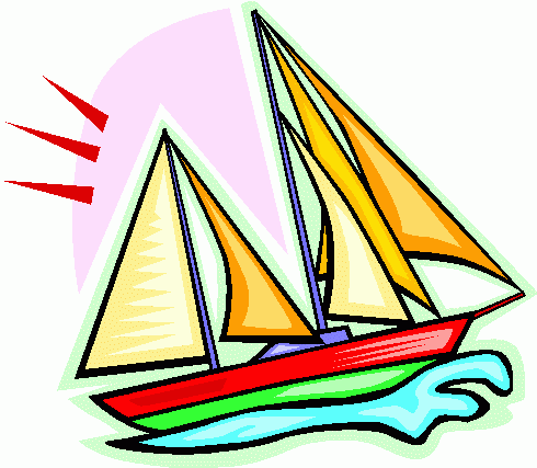 Clipart sailing boat