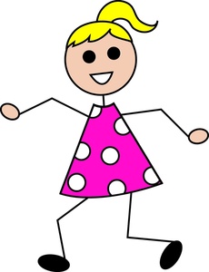 Cartoon Girl Stick Figure - ClipArt Best