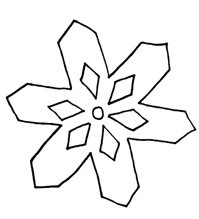 Printable Snowflake Coloring Pages - AZ Coloring Pages