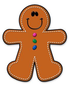 Gingerbread man clipart gingerbread men on christmas gingerbread 2 ...