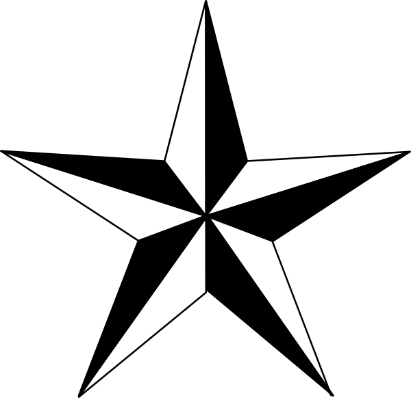 Texas Star clip art - vector clip art online, royalty free ...