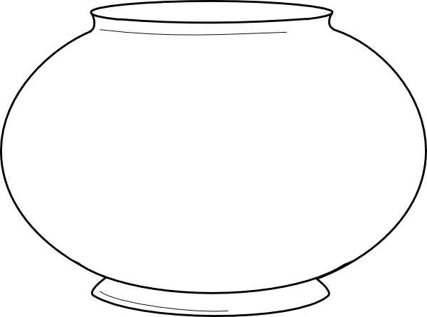 Blank Fishbowl Clip Art Vector Online Royalty Free | Hagio Graphic
