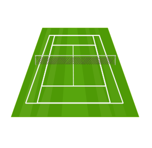 Tennis court SVG Vector file, vector clip art svg file