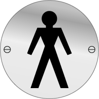 Male Toilet Door Sign KEY SIGNS Ltd who supply Male Toilet Door ...