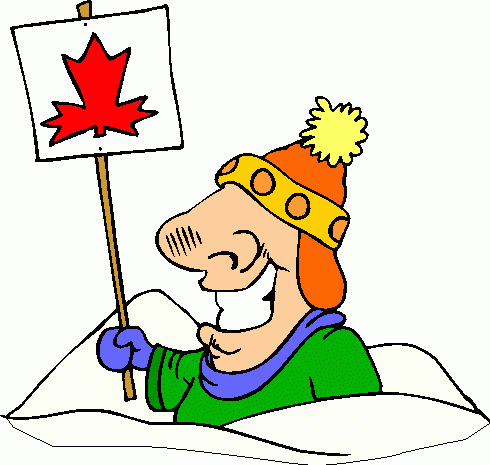 holding_canadian_flag clipart - holding_canadian_flag clip art