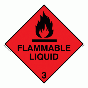 flammable liquid from Safety Sign Supplies