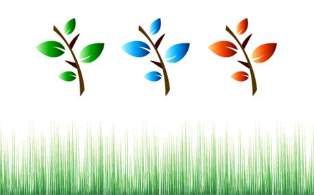 Free - Vector Grass, branch, leaves | CreationSwap