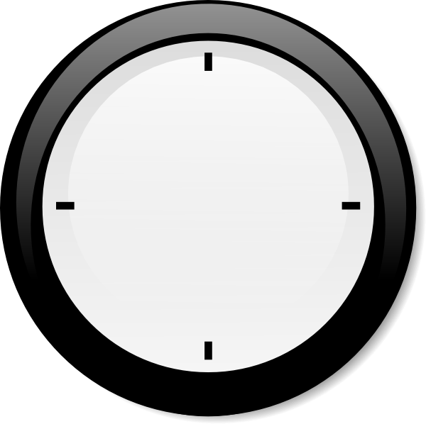 Blank Clock Clipart - Tumundografico