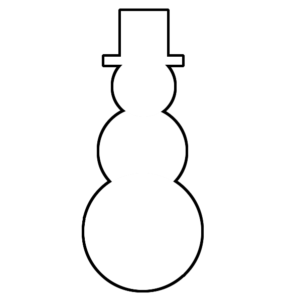 snowman-outline-clipart-best