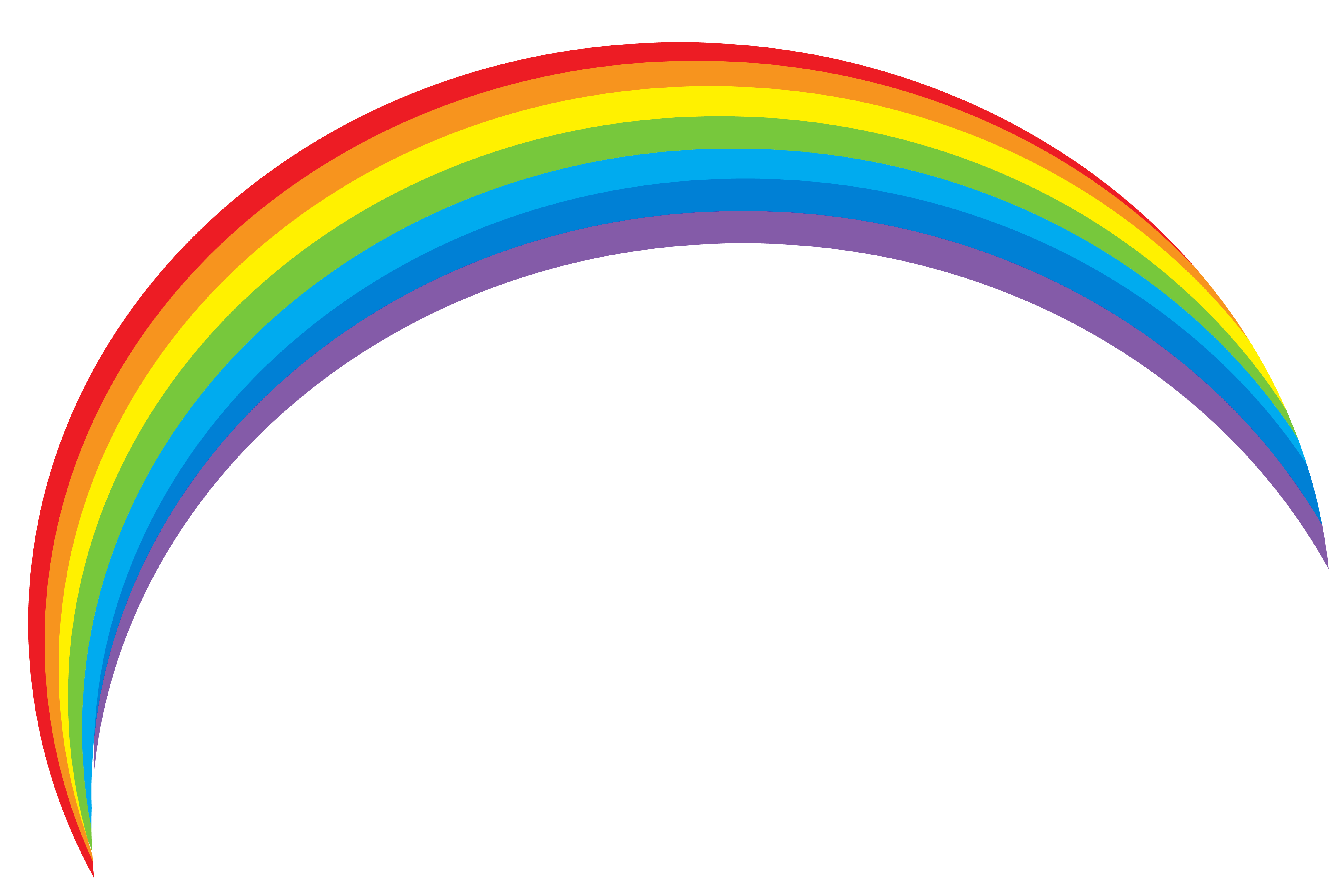 Free Clip Art Rainbows Clipart Best