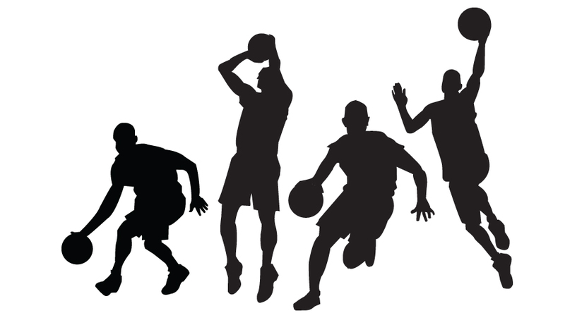 Basketball Player Silhouette Clipart