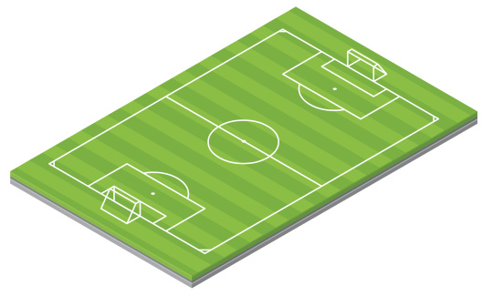 Soccer Field Clip Art, Vector Images & Illustrations