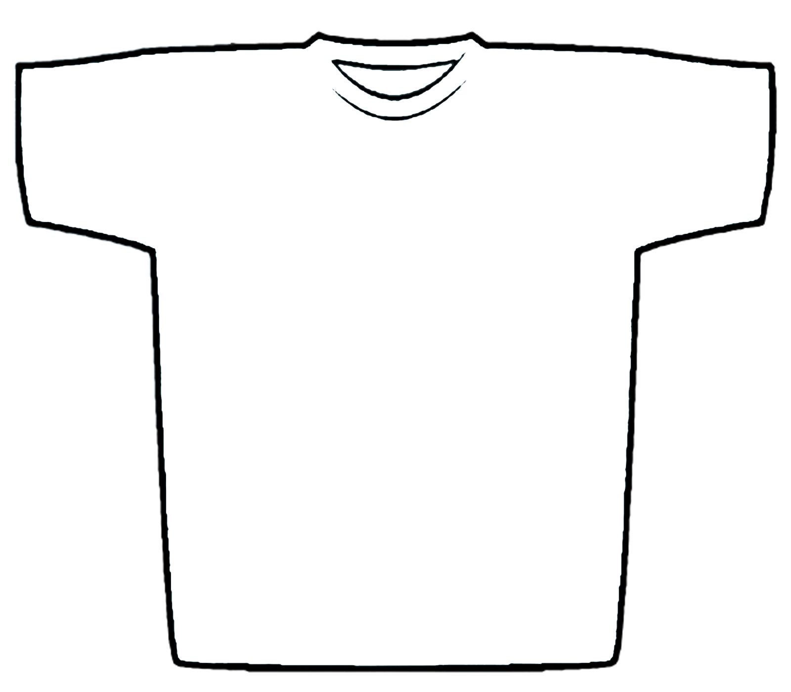 Outlines Of Football Jersey ClipArt Best