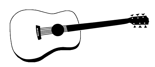 Guitar Outline Printable - Free Clipart Images