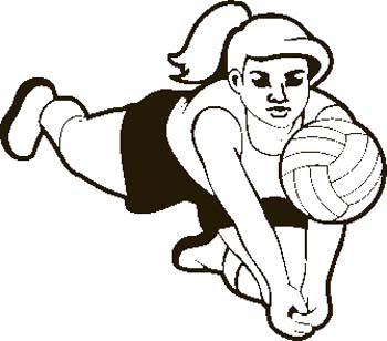 Volleyball Logos Clip Art